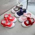 Korean Style Fashion Children Fashion Girls Canvas Shoes Versatile Bow Baby Girls Casual Shoes Drop