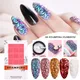 3D Barock Silikon Nail Art Stempel platten geprägt Relief Muster DIY Form Vorlage Druck Schneeflocke