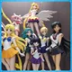 Bandai Banpresto Glitter Glamours Super Sailor Moon Mars Mercury Jupiter Venus Neptune Uranus Action