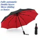 Double Layer Umbrella Fully Automatic 10K Strong Windproof Rain Resistant for Men Women Business