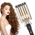 Hair Curling Iron 5 Barrel Curling Iron Temperature Adjustable Waver Hair Curler Iron Hair Styling