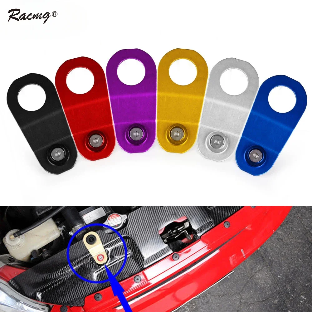 Staffa per radiatore per auto in alluminio per Honda Civic EK 2000 Staffa per serbatoio viola Staffa per refrigerazione da corsa Soggiorno per radiatore per auto