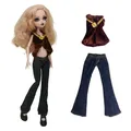 NK Official Newest Clothing For Monster High school Doll Clothes Handmade Pants Shirts Long Jeans