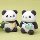 11CM Creative Panda Plush Toy Keychain Cute Panda Stuffed Doll Pendant Home Decoration Pendant Doll