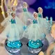 5/10pcs Disney Princess Cake Decoration Frozen Cupcake Toppers Cake Flag for Baby Shower Birthday