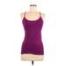 C9 By Champion Active Tank Top: Purple Polka Dots Activewear - Women's Size Medium