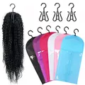 1 Set borsa portaoggetti per parrucca lunga custodia per estensione dei capelli borsa portaoggetti