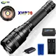 LED Light xhp70.2 most powerful led flashlight Zoom Waterproof xhp50 Torch 2*18650 Rechargeable