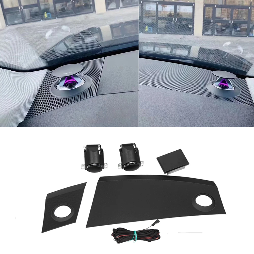Rise Lift Umgebungslicht Smart Lautsprecher Audio für Audi A6 A7 C8 Hochtöner Türabdeckung LED32 Farbe Umgebungslicht Plug and Play Image