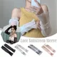 Summer Long Fingerless Gloves Women Sun Protection Sleeves Gloves Lady Thin Lace Mesh Arm Sleeve