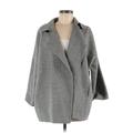 Zara Jacket: Mid-Length Gray Marled Jackets & Outerwear - Women's Size Medium