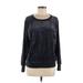 Lou & Grey Sweatshirt: Black Tops - Women's Size Medium