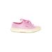 Superga Sneakers: Pink Print Shoes - Women's Size 36 - Round Toe