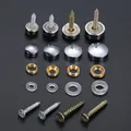 4pcs Mirror Fixing Nails Copper Screw Caps 10mm/12mm/14mm/16mm Solid Brass Glass Fasteners