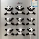 Cartoon Cute Magnetic Sticker Refridgerator Magnets Lesser Panda Magnetic Plush Toy Doll magnet