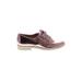 Christian Siriano for Payless Flats: Burgundy Print Shoes - Women's Size 6 - Almond Toe