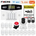 DIY FUERS Tuya WiFi GSM Home Security Alarm System Smart Home Wifi Home Alarm System Motion sensor