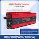 Pure Sine Wave Inverter 12v 24v DC To AC 220V Invertor 1000W 2000W 3000W Portable Power Bank