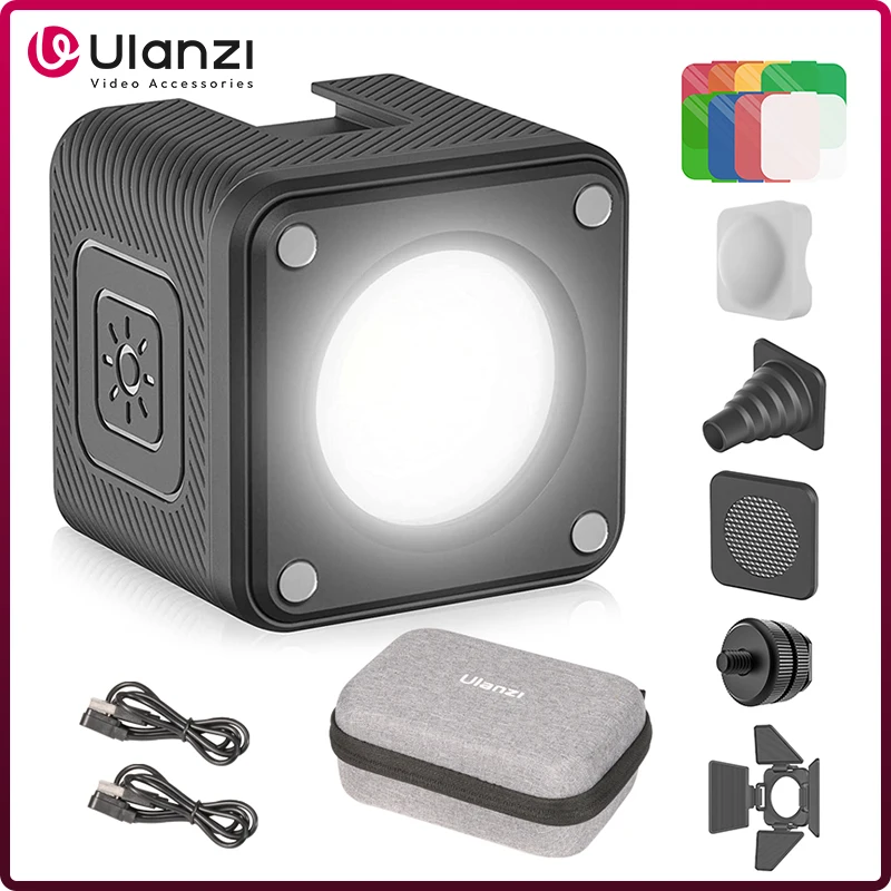 Ulanzi L2 10M IP68 Wasserdichte LED Video Licht Dimmbare Unterwasser Fotografie Tauchen Kamera Beleuchtung Für GoPro DJI DSLR Kamera