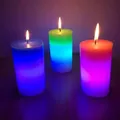 Magic Colour Changing Wax Candles Colorful LED Light Home Lighting New Type Romantic Real Flameless