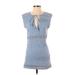 Ale by Alessandra Cocktail Dress - Mini: Blue Dresses - Women's Size X-Small
