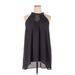 Torrid Casual Dress - Shift Crew Neck Sleeveless: Gray Solid Dresses - Women's Size 3X Plus
