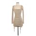 Princess Polly Casual Dress - Mini: Tan Dresses - Women's Size 4