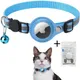 Collier de localisation GPS anti-perte pour chat et chien accessoire en nylon moulé avec clochette