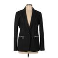 Ann Taylor Blazer Jacket: Below Hip Black Solid Jackets & Outerwear - Women's Size 12