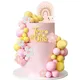 Décorations de gâteau boule mini ballons bâtons IkCake décorations pour mariage anniversaire