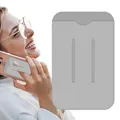 Porte-cartes de téléphone portable en silicone poche pour carte de téléphone portable porte-cartes