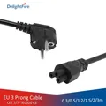 Câble d'extension UE IEC320 C5 alimentation à 2 broches 220V adaptateur pour PC ordinateur