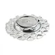 Capuchon de moyeu central de roue de voiture argent 6.18 pouces 2.05 pouces 157mm 52mm centre