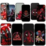 Deadpools-M-Marvels Soft Phone Case Coque pour Apple iPhone 15 14 13 12 Mini 11 Pro X Poly