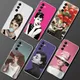 A-Audrey H-Hepburn-Coque de téléphone en silicone pour Samsung étui transparent pour modèles