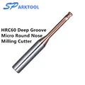 Fraise en bout à rainure profonde en carbure, fraise en bout en métal au tungstène, outils CNC, fraise Fresa, fraise Frez, 4 cannelures, HRC60