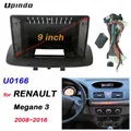 Cadre et câble de panneau de façade en plastique pour autoradio Renault Megane 3 2008-2016