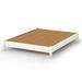 Ebern Designs Queen Size Platform Bed In Pure Finish in White | Wayfair 3548ED9BB06F4F82970CC0347632C57C