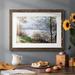 Winston Porter The Banks of the Seine, Ile de la Grande - Single Picture Frame Print Paper, in Blue/Gray/Green | 28 H x 42 W x 1.5 D in | Wayfair