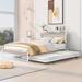 17 Stories Metal Platform Bed Frame w/ Trundle in White | Full | Wayfair D9891A4940794B618E5B7C2C80217D1B