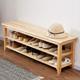 Red Barrel Studio® 3-Tier Wood Shoe Storage Bench | Wayfair B2AFA4D61070487193C5297DBA9B5DD3