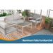 Latitude Run® Modern Aluminum Outdoor Sofa Set: Elevate Your Garden Oasis | Wayfair A946AA9BAF894B0984669283D87D0325