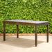 Latitude Run® Rectangular Farmhouse Wood Patio Dining Table For 6 Seaters in Gray | Wayfair 267AAA4DB7AB4B09987918D07C2DA938