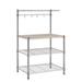 Rebrilliant Niang Chrome Shelving Unit Wood in Brown | 60 H x 17.99 W x 24.02 D in | Wayfair 8D3E4A5EEAE3434F8805AB4676C48461