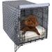 Tucker Murphy Pet™ Elzena Polyester Pet Crate Cover in Gray | 20 H x 18 W x 24 D in | Wayfair A663A09042D345ECA0ECEF675DC939D5