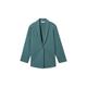 TOM TAILOR Damen Basic Blazer, grün, Uni, Gr. M