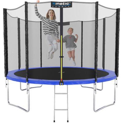 Trampolin Outdoor salto - Kindertrampolin Gartentrampolin Set mit Leiter, Netz, Randpolster, usa Image