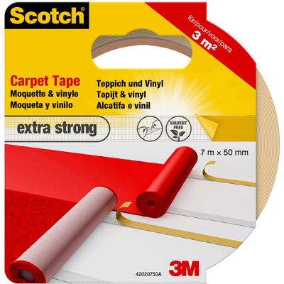 3M 42022050 Teppichklebeband Scotch® Weiß (L x B) 20 m x 50 mm 1 St. Image