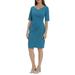 Faux Wrap Sheath Dress