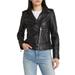 Lambskin Leather Moto Jacket